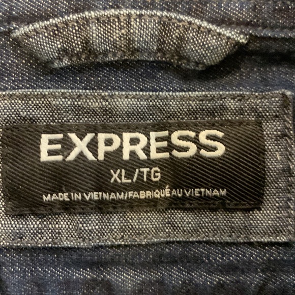 Express Long Sleeve Button Down Shirt - XL - Picture 2 of 2